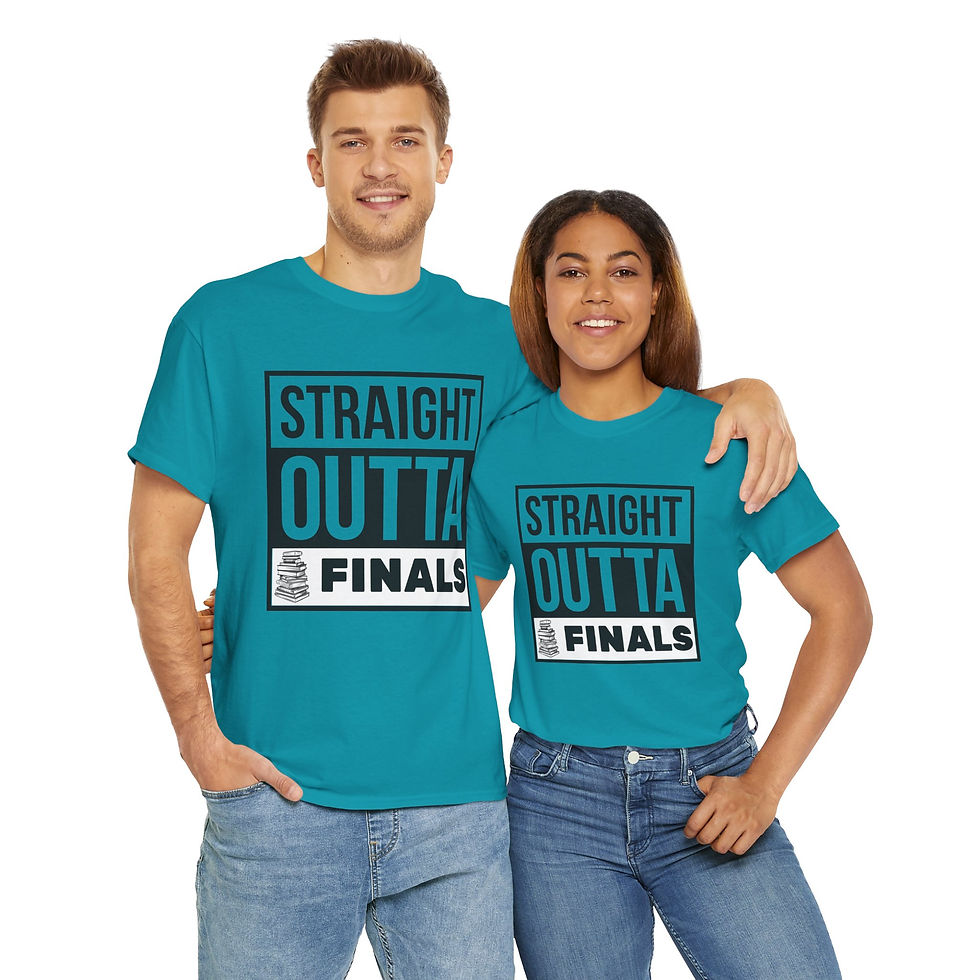 Thumbnail: Finals Survival Unisex Heavy Cotton Tee, Perfect for Students, Graduation