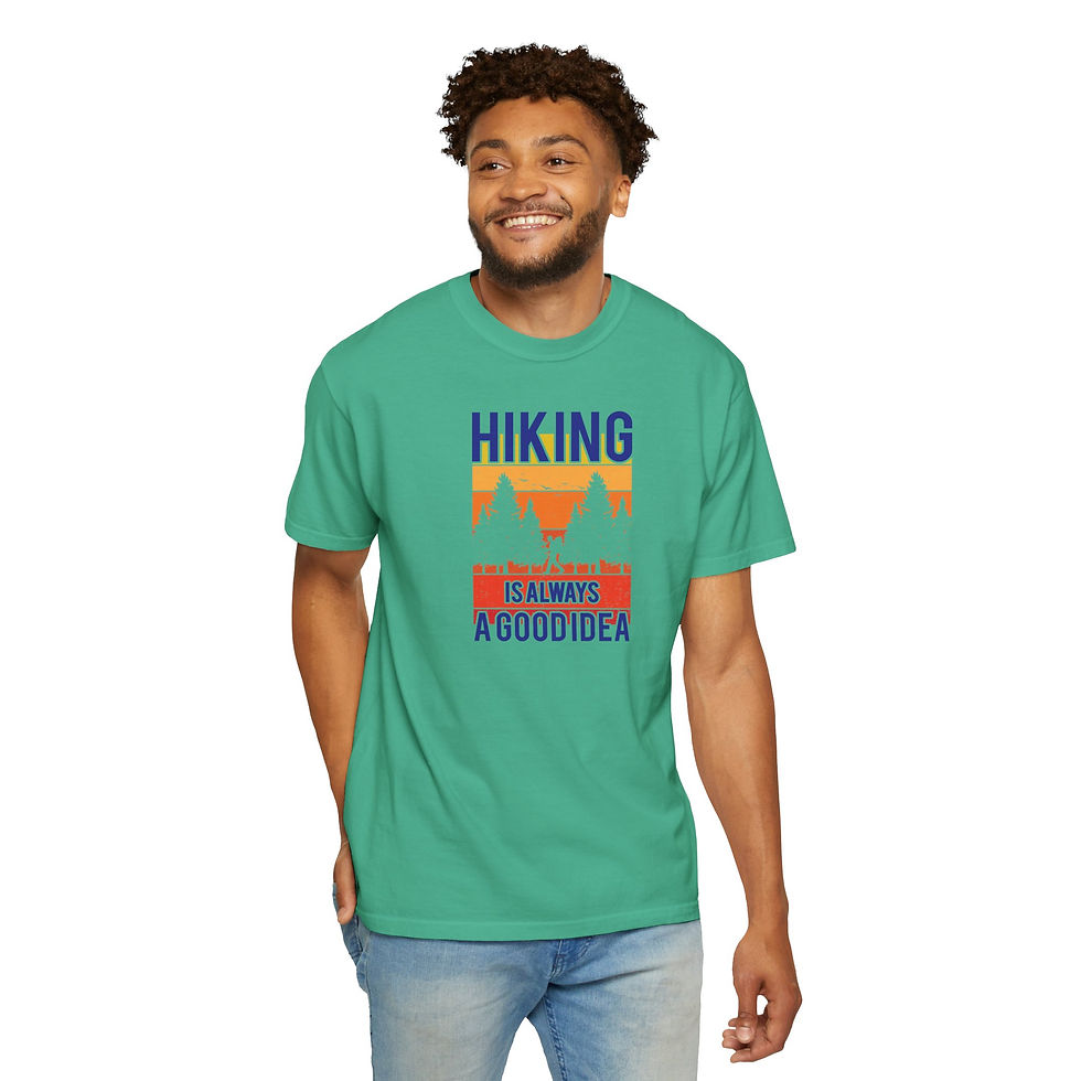 Thumbnail: Adventure Has No Limit Hiking T-Shirt, Unisex Outdoor Shirt, Gift for Hikers