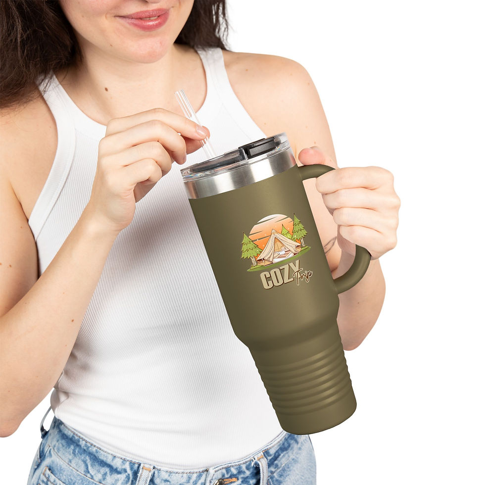 Thumbnail: Insulated Travel Mug, 40oz - Perfect for Adventurers, Coffee Lovers, Road Trips