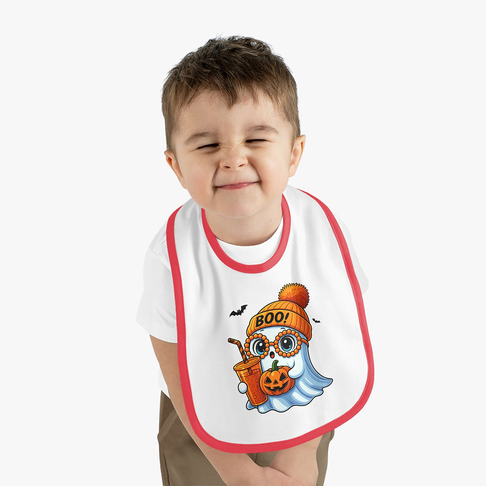 Thumbnail:  Halloween Baby Bib, Pumpkin Halloween Baby Accessories, Cute Baby Gift