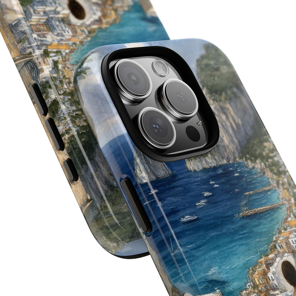 Thumbnail:  Mediterranean Phone Case — Vintage Village Floral Design
