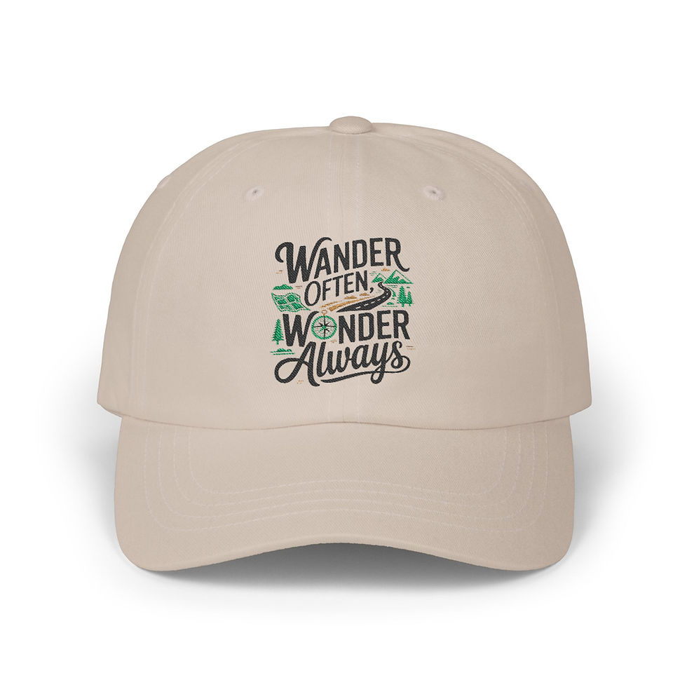Thumbnail: Adventure Ready Classic Cap, Casual Baseball Hat, Father's Day Gift