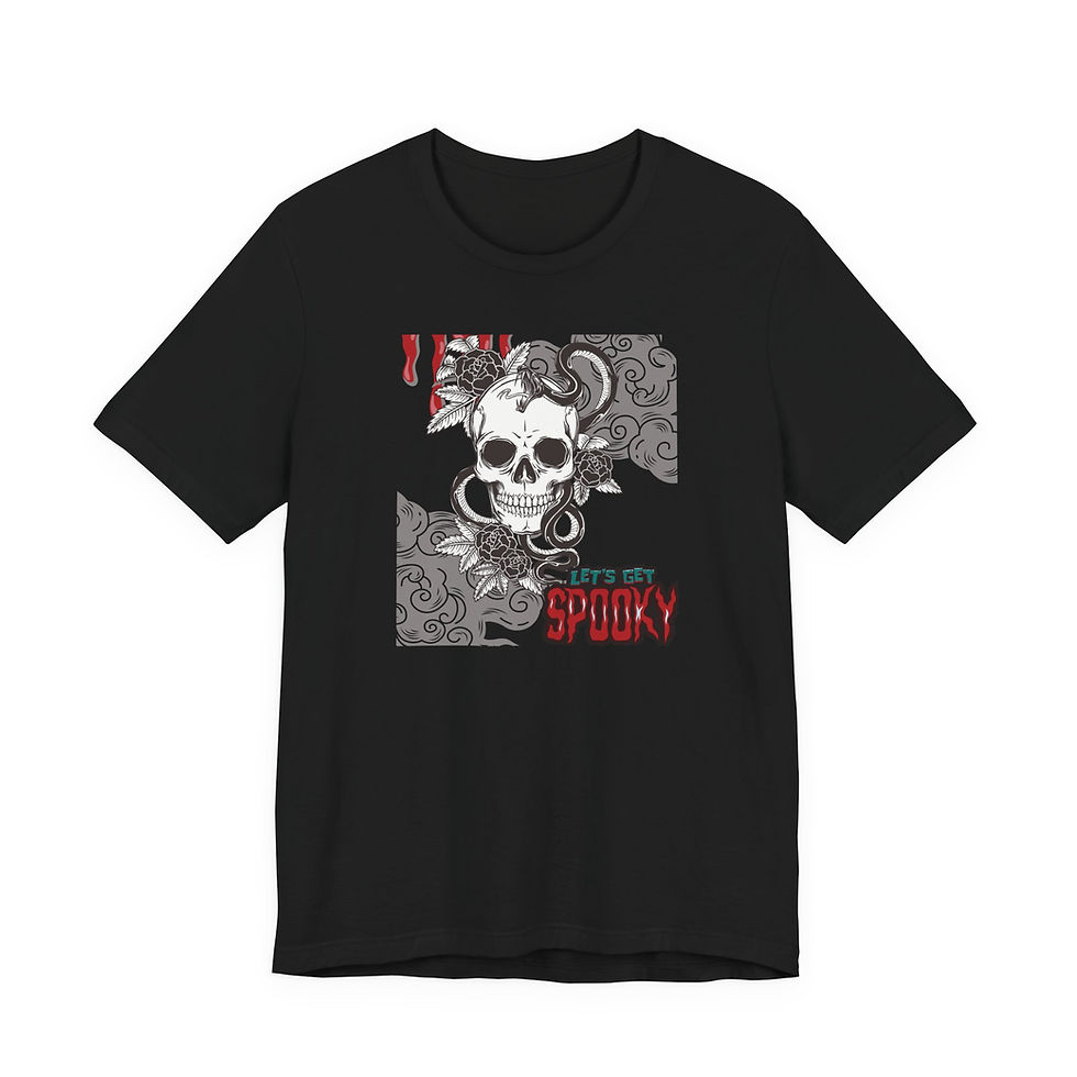 Thumbnail: Halloween-Themed Unisex T-Shirt | Spooky & Fun Graphic | Halloween T-Shirt