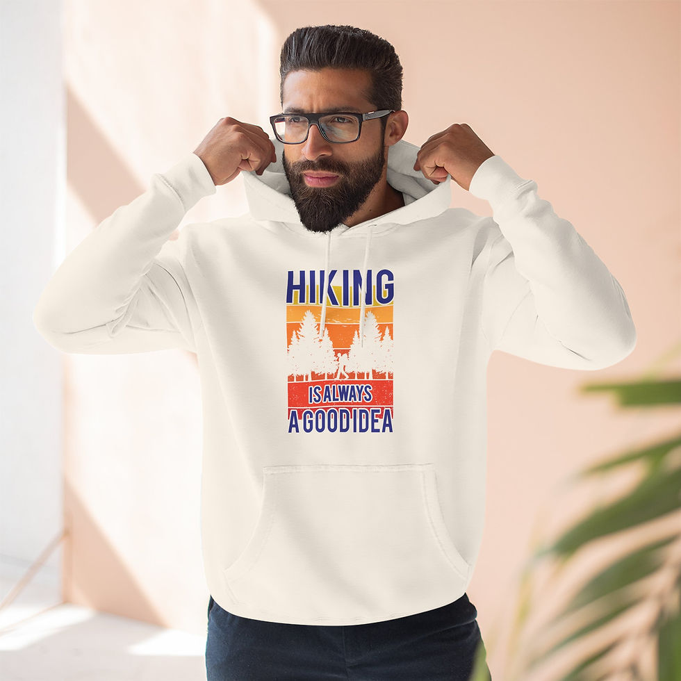 Thumbnail:  Explore Mountains Adventure Awaits Hoodie, Fleece Sweatshirt, Gift for Hikers