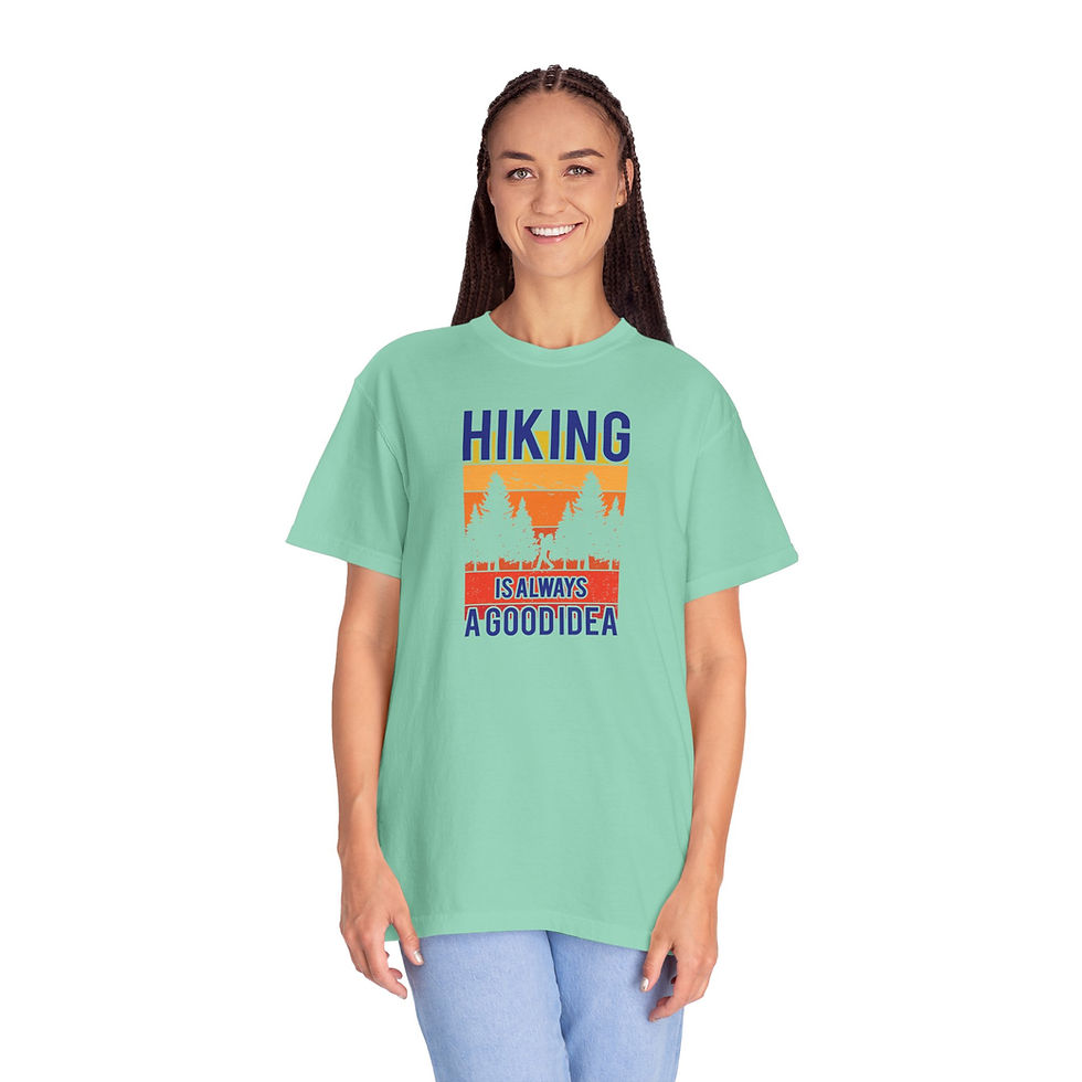 Thumbnail: Adventure Has No Limit Hiking T-Shirt, Unisex Outdoor Shirt, Gift for Hikers