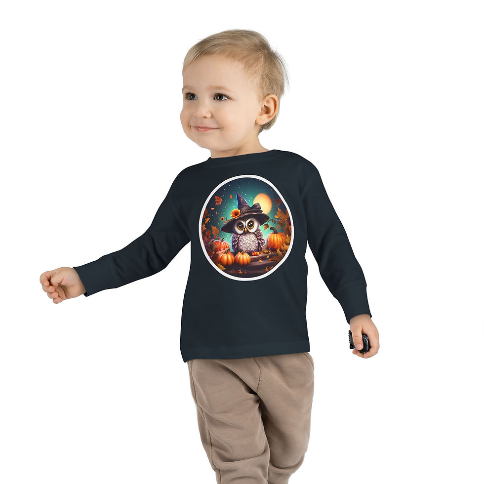 Thumbnail: Toddler Long Sleeve Tee, Toddler Tees for Halloween and Thanksgiving