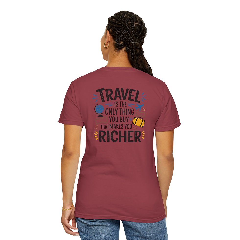 Thumbnail: Travel-Themed T-Shirt, Gift for Hikers, Unisex T-Shirts for Adeventure Seekers