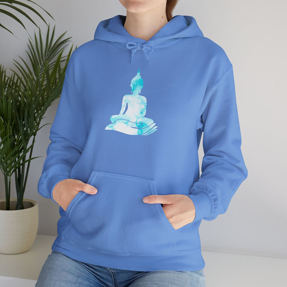 Thumbnail: Buddha Fan Hoodie - Spiritual Inspired Sweatshirt for Meditation Lovers