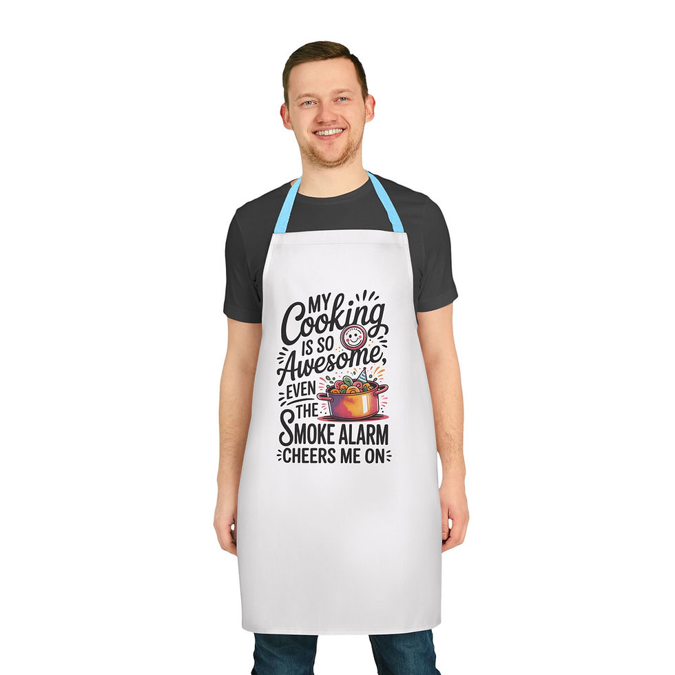 Thumbnail: Funny Cooking Apron, Festive Holiday Kitchen Gift, Chef Apron for Baking