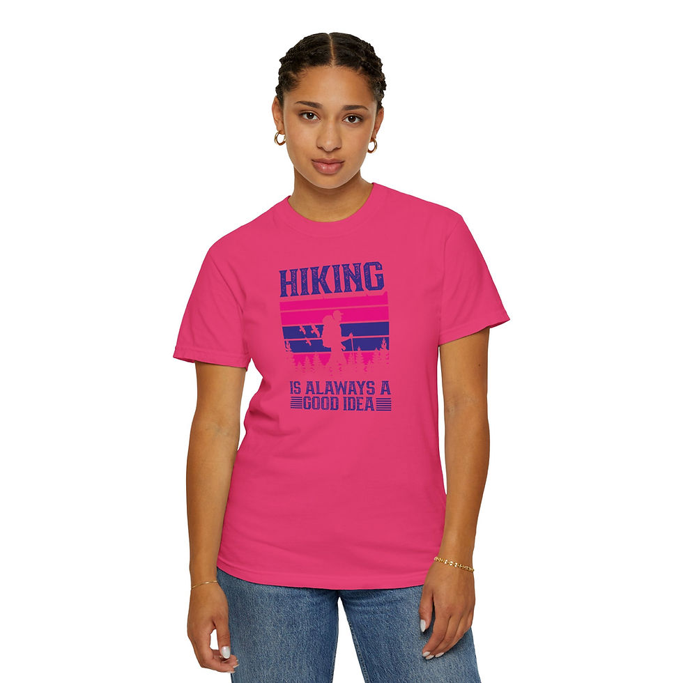 Thumbnail:  Adventure Has No Limit Hiking T-Shirt, Unisex Outdoor Shirt, Gift for Hikers