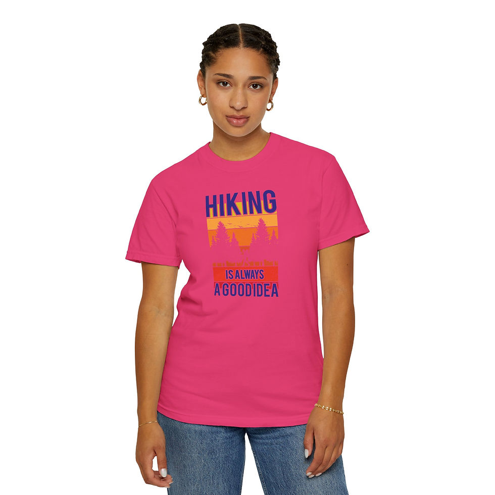 Thumbnail: Adventure Has No Limit Hiking T-Shirt, Unisex Outdoor Shirt, Gift for Hikers