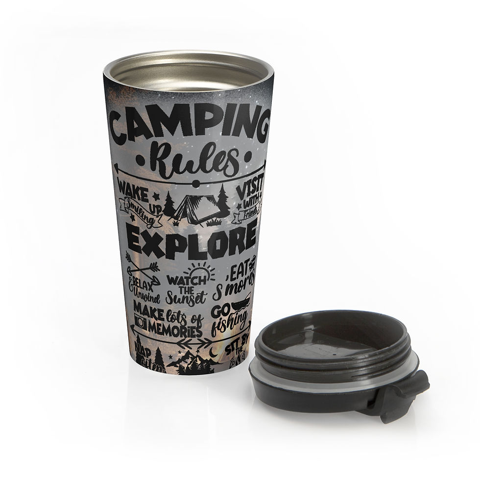 Thumbnail: Camping Stainless Steel Travel Tumbler, Perfect for Men, Outdoor 