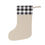 Thumbnail: Santa Christmas Stocking – Beige Holiday Stocking with Cute Santa Design
