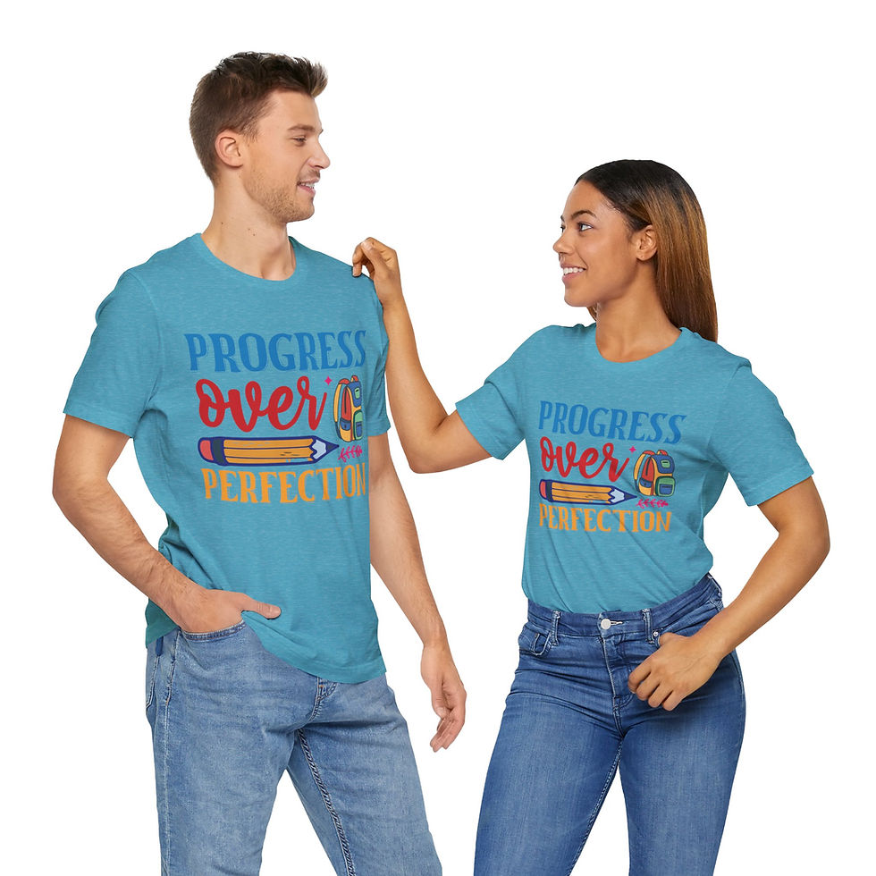 Thumbnail: Progress Over Perfection Shirt, Motivational Tee, Inspirational Graphic T-Shirt