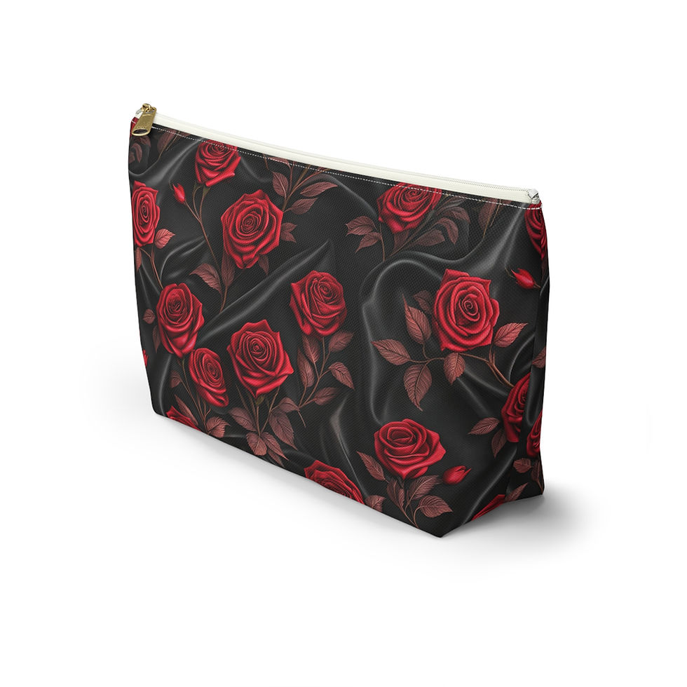 Thumbnail: Floral Accessory Pouch | Cute Makeup Bag, Gift for Her, Travel Toiletry Bag