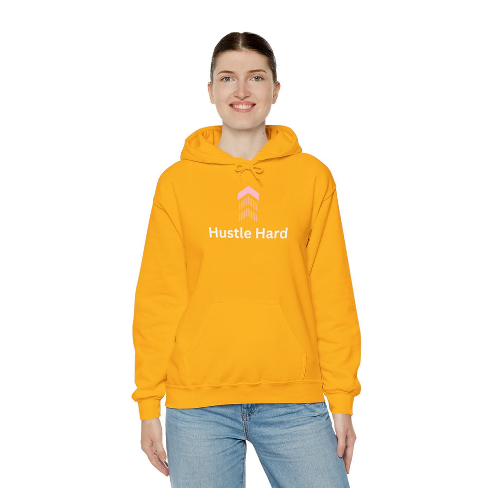 Thumbnail: Hustle Hard Hoodie | Cozy Outdoor Sweatshirt for Nature Lovers, Unisex Apparel