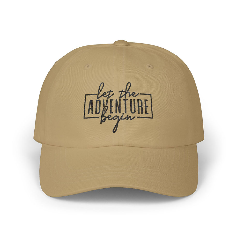 Thumbnail: Adventure Ready Classic Cap, Casual Baseball Hat, Father's Day Gift