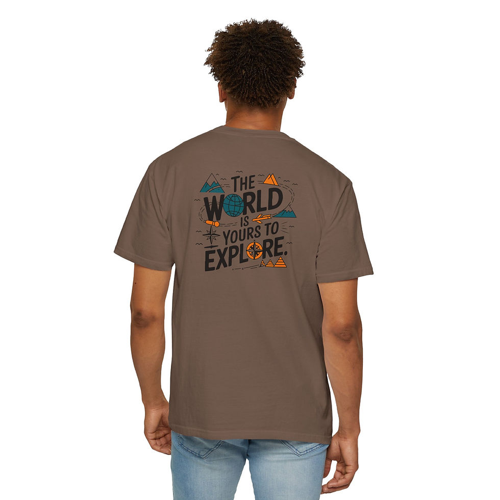 Thumbnail: Travel-Themed T-Shirt, Gift for Hikers, Unisex T-Shirts for Adeventure Seekers