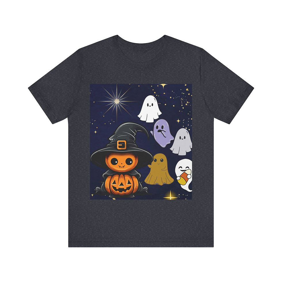 Thumbnail: Halloween-Themed Unisex T-Shirt | Spooky & Fun Graphic Tee | Halloween Graphic
