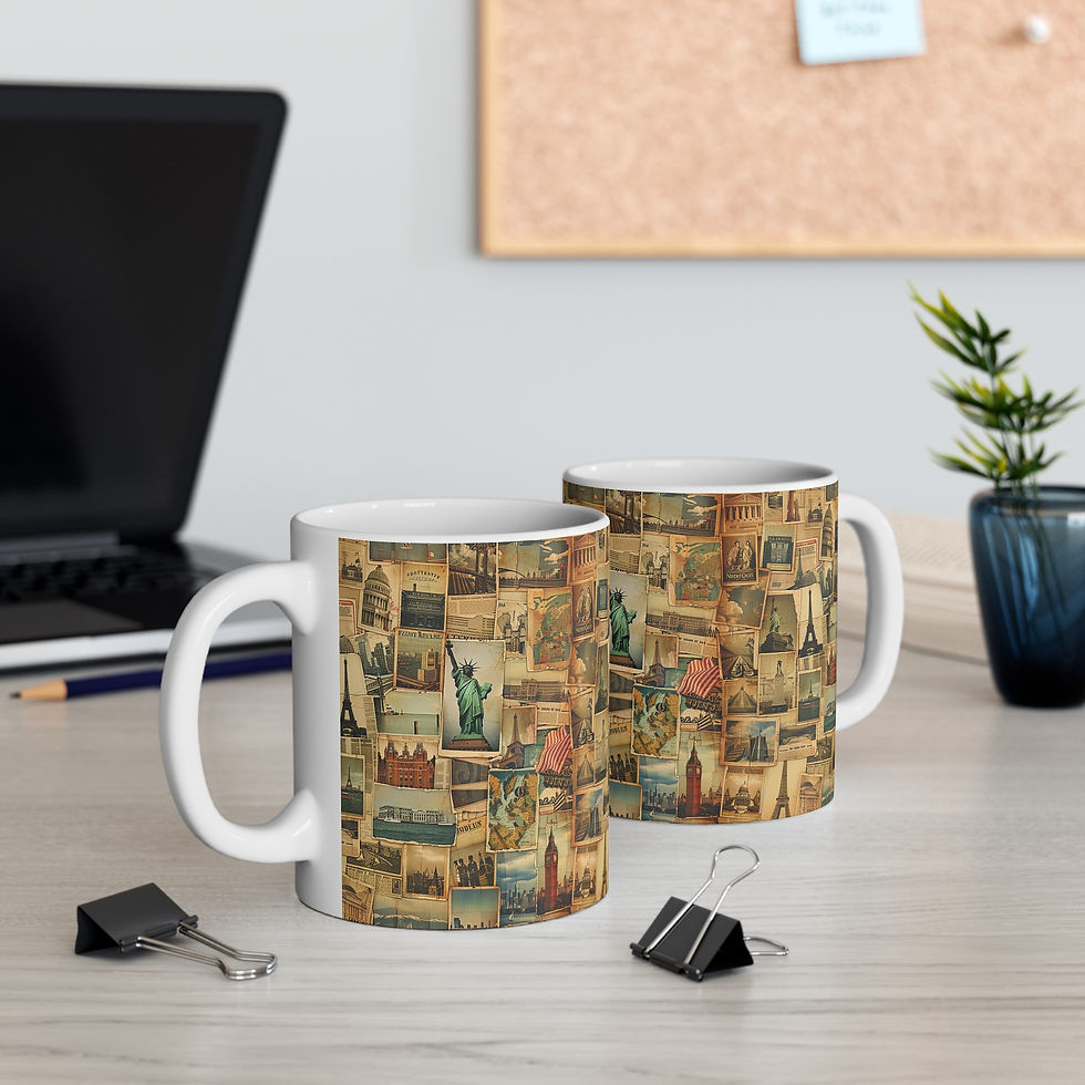 Thumbnail: Rustic Adventure Mug - Perfect for Coffee and Tea Lovers, Camping Gifts