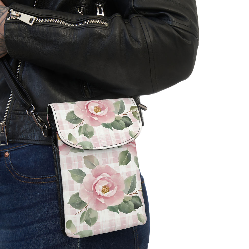 Thumbnail: Stylish Small Cell Phone Wallet with Colorful Design, Perfect for Travel