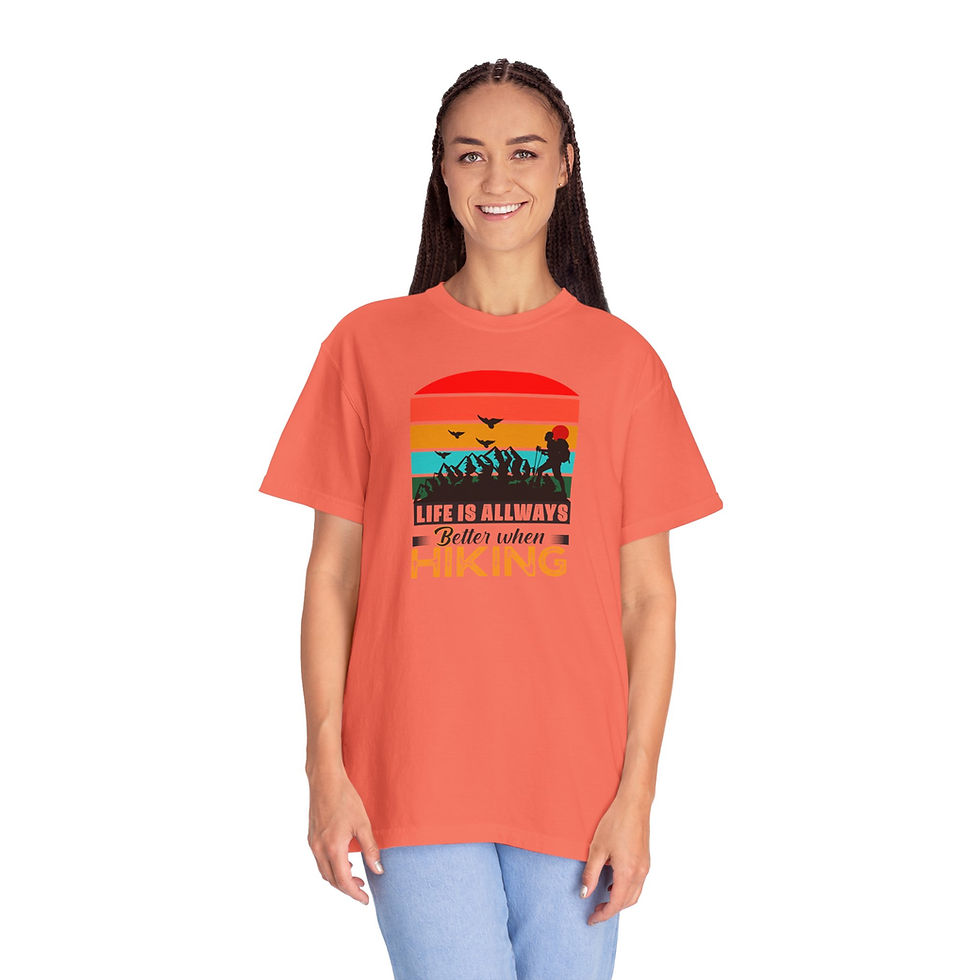 Thumbnail: Adventure Has No Limit Hiking T-Shirt, Unisex Outdoor Shirt, Gift for Hikers