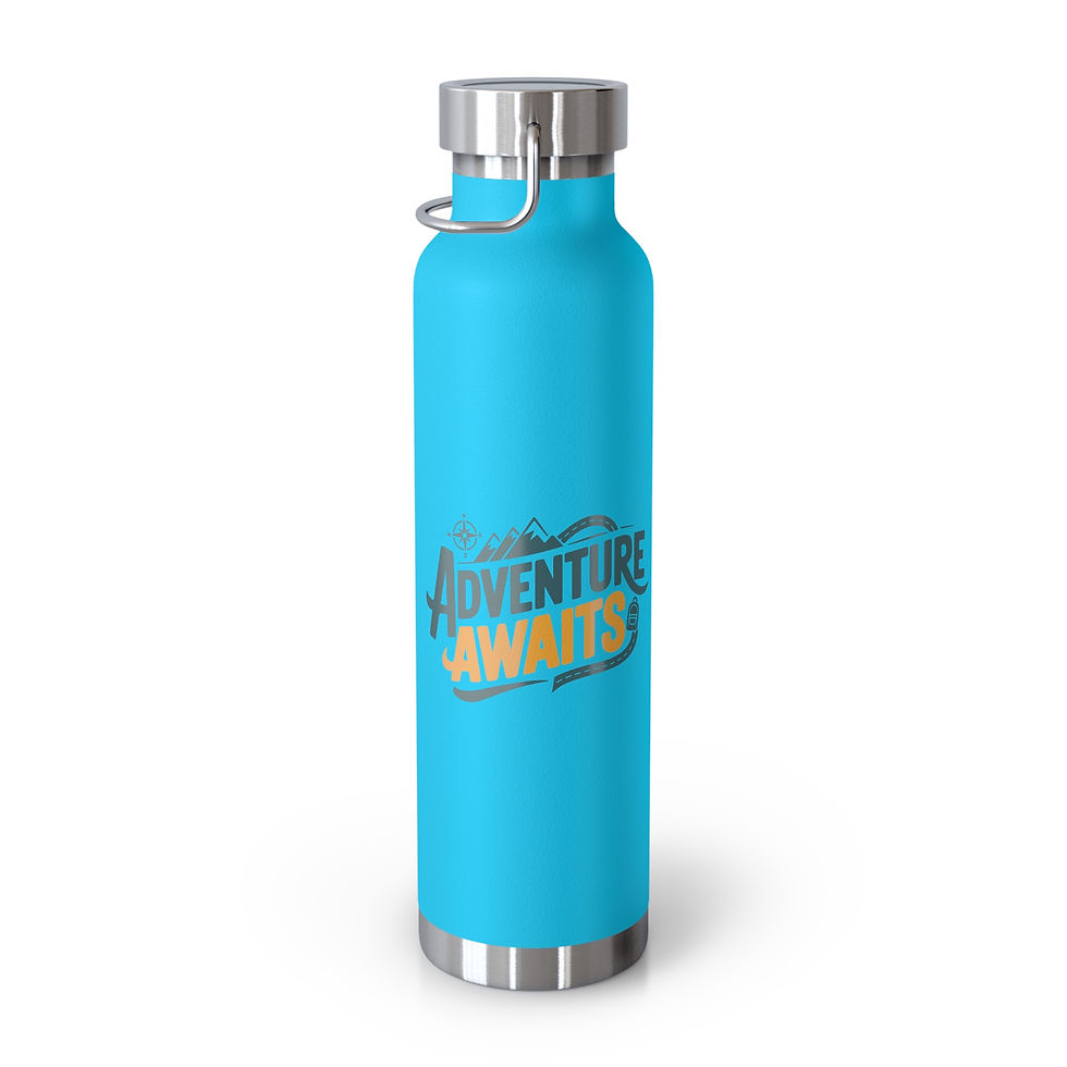 Thumbnail: 22oz Vacuum Insulated Bottle — Copper Travel Water Bottle