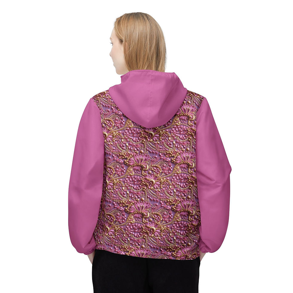 Thumbnail: Colorful Floral Windbreaker Jacket, Outdoor Jacket, Women’s and Men’s Fashion