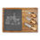 Thumbnail: Engraved Acacia Charcuterie Board with Slate Inset — Wine & Cheese Set