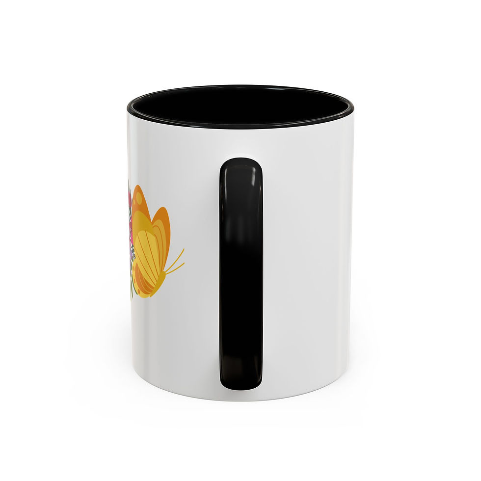 Thumbnail: Inspirational Quote Coffee Mug  | Colorful Interior & Handle | Motivational Gift