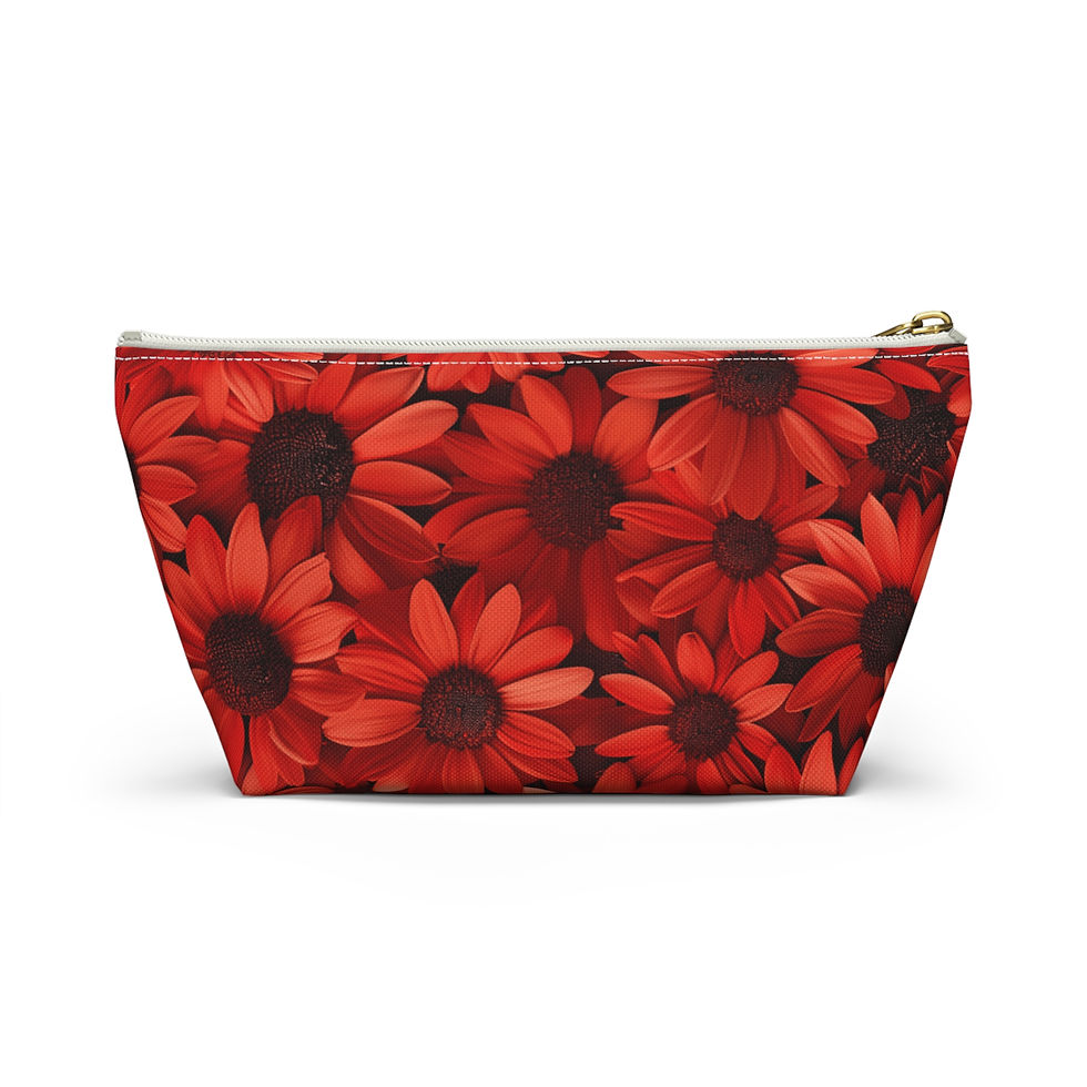 Thumbnail: Floral Accessory Pouch | Cute Makeup Bag, Gift for Her, Travel Toiletry Bag