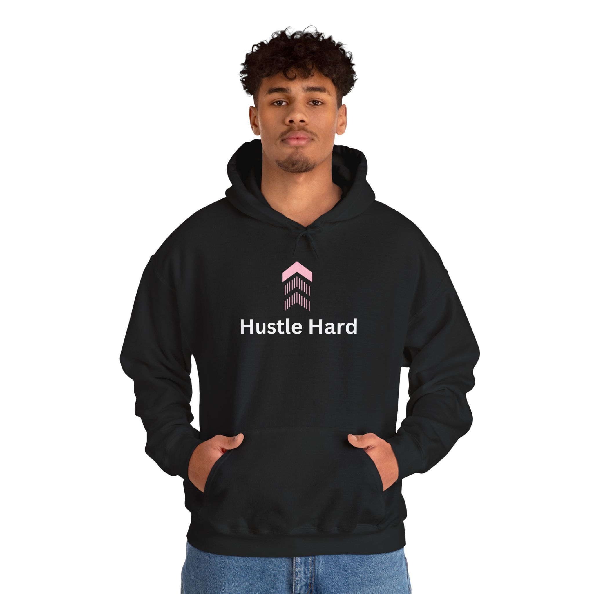Hustle Hard Hoodie | Cozy Outdoor Sweatshirt for Nature Lovers, Unisex Apparel