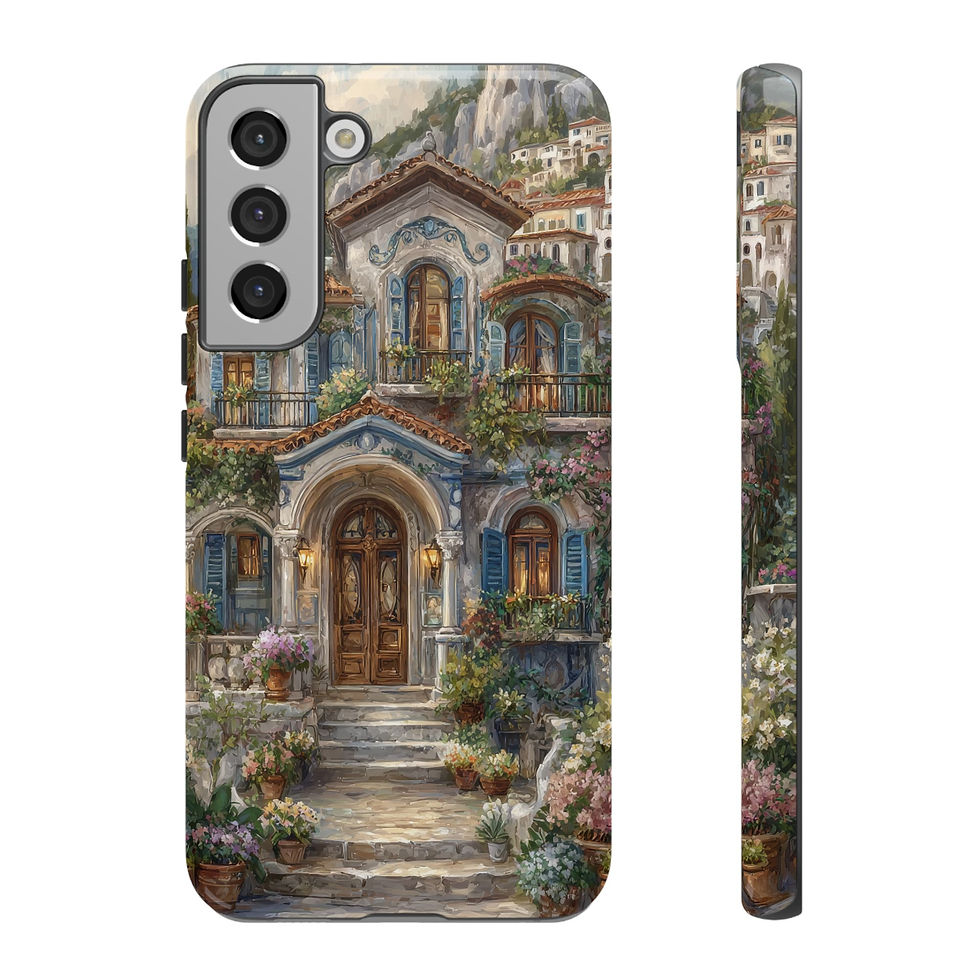 Thumbnail: Mediterranean Staircase Phone Case — Vintage Village Floral Design