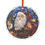Thumbnail: Stained Glass Crystal Ornament — Festive Holiday Tree Ornament