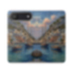 Thumbnail: Flip Case — Cute Vintage Backpack Design, Card Slots