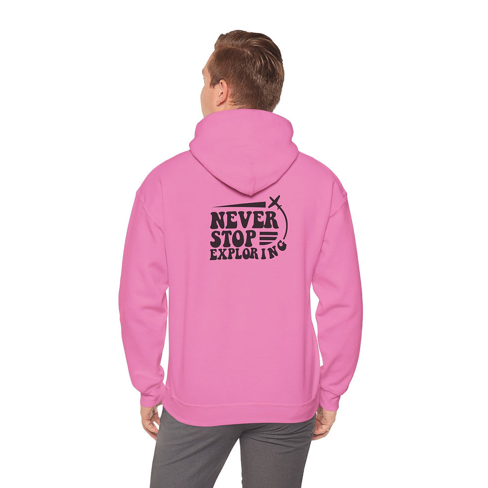 Thumbnail: Never Stop Exploring Hoodie | Sweatshirt for Nature Lovers, Unisex Apparel