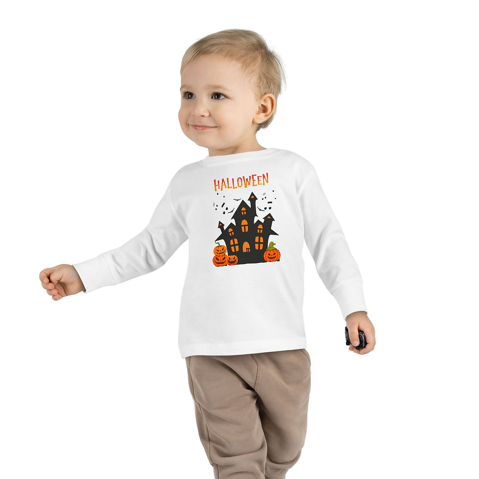 Thumbnail: Toddler Long Sleeve Tee, Toddler Tees for Halloween and Thanksgiving