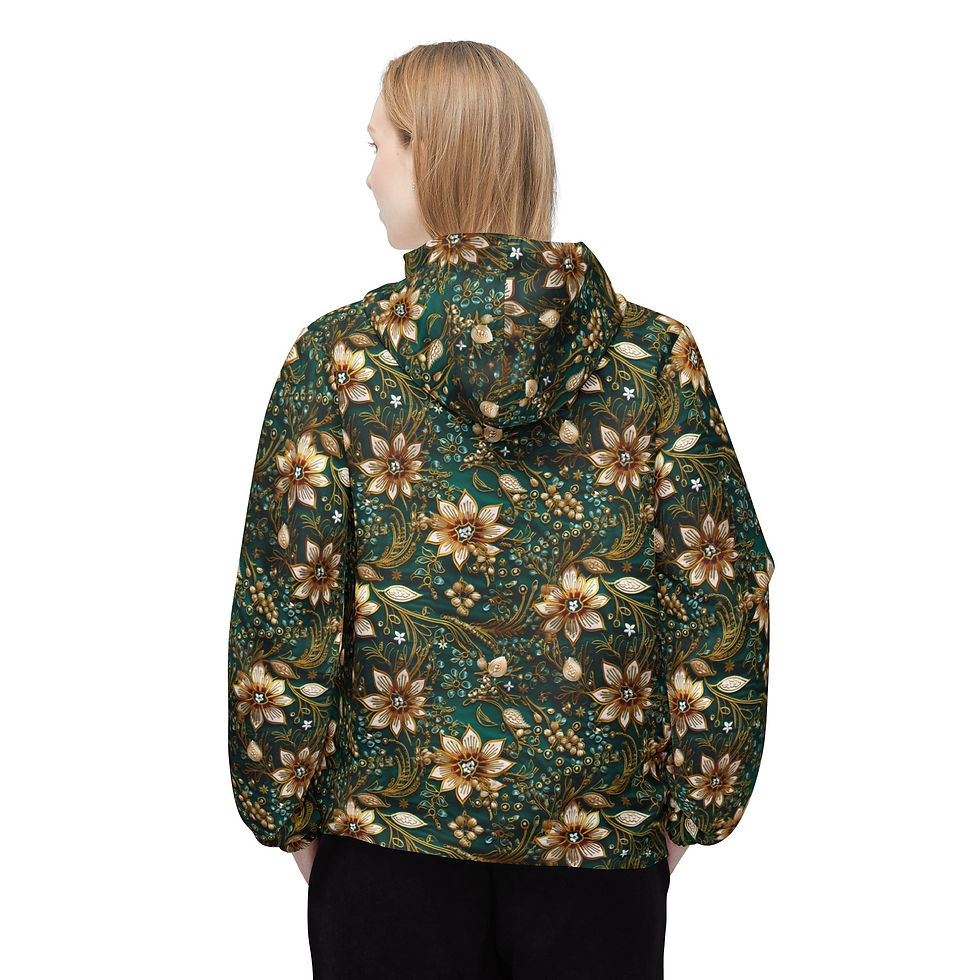 Thumbnail:  Colorful Floral Windbreaker Jacket, Outdoor Jacket, Women’s and Men’s Fashion