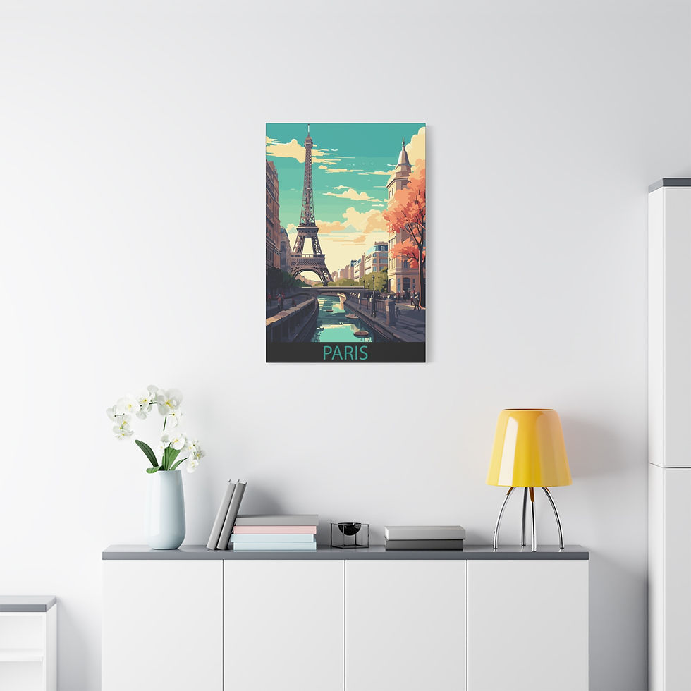 Thumbnail: Elegant Art Nouveau Matte Vertical Posters, Wall Decor,  Vintage Style Art Print