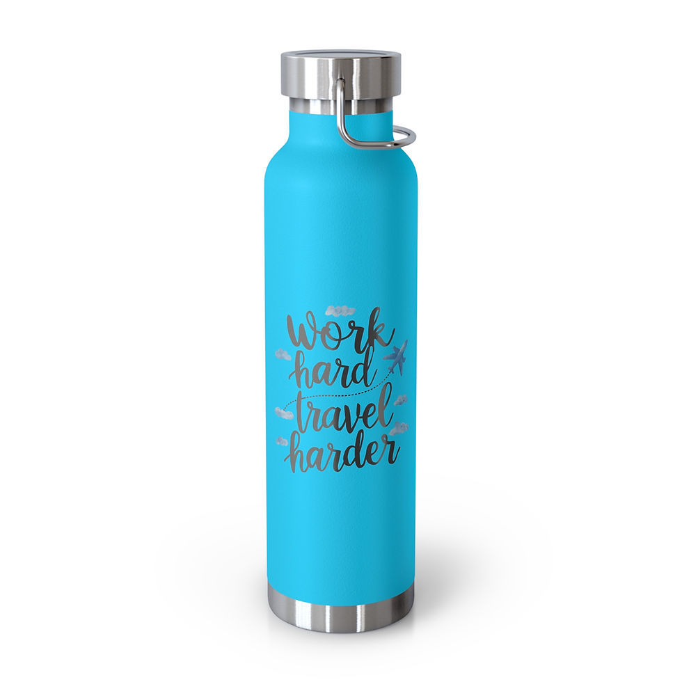 Thumbnail: 22oz Vacuum Insulated Bottle — Copper Travel Water Bottle