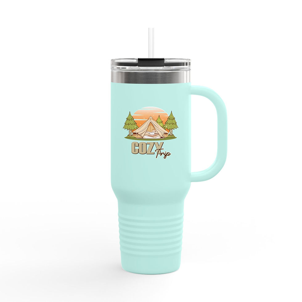 Thumbnail: Insulated Travel Mug, 40oz - Perfect for Adventurers, Coffee Lovers, Road Trips