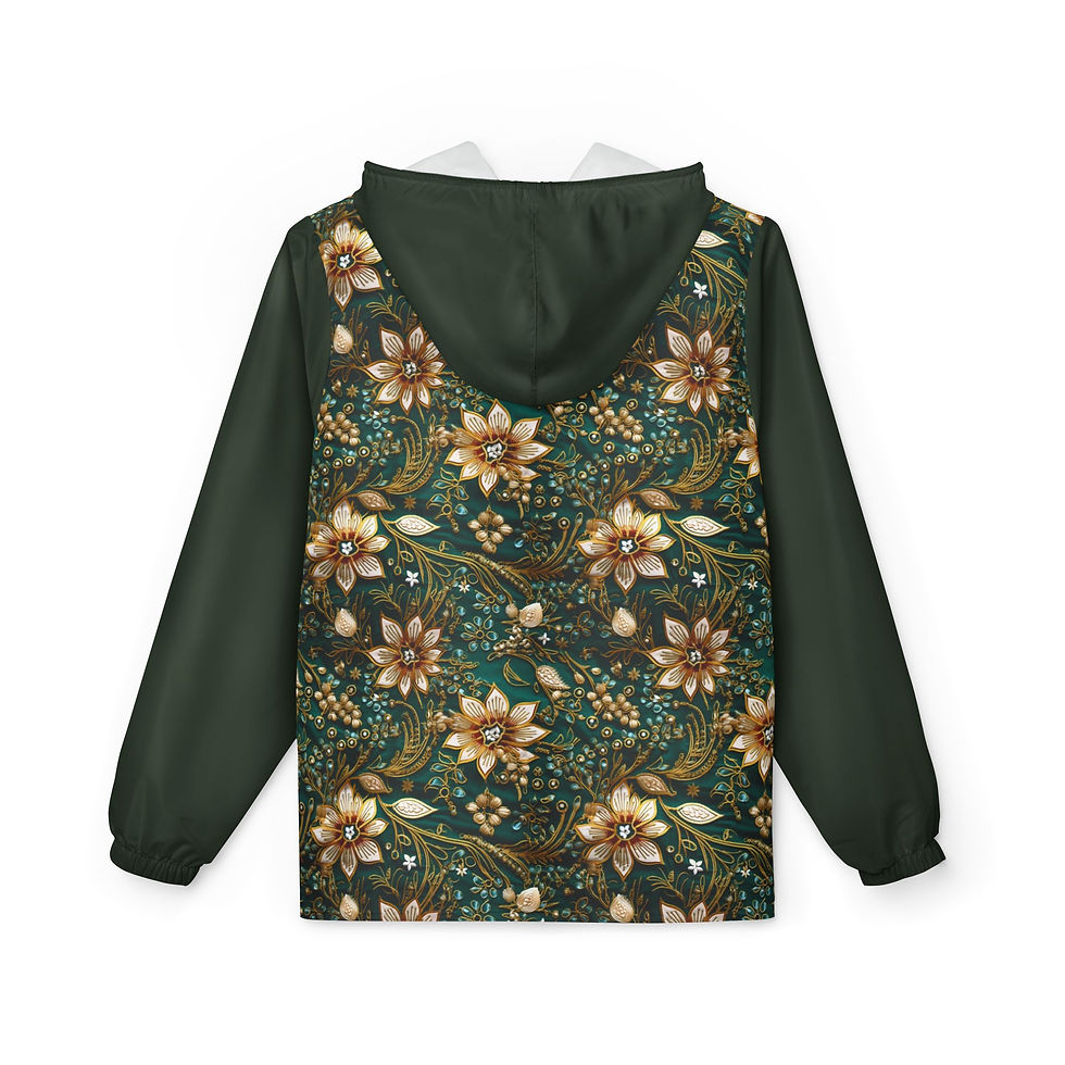 Thumbnail: Colorful Floral Windbreaker Jacket, Outdoor Jacket, Women’s and Men’s Fashion