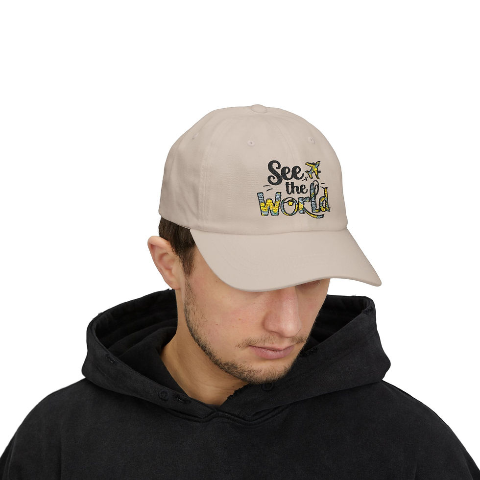 Thumbnail: Adventure Ready Classic Cap, Casual Baseball Hat, Father's Day Gift