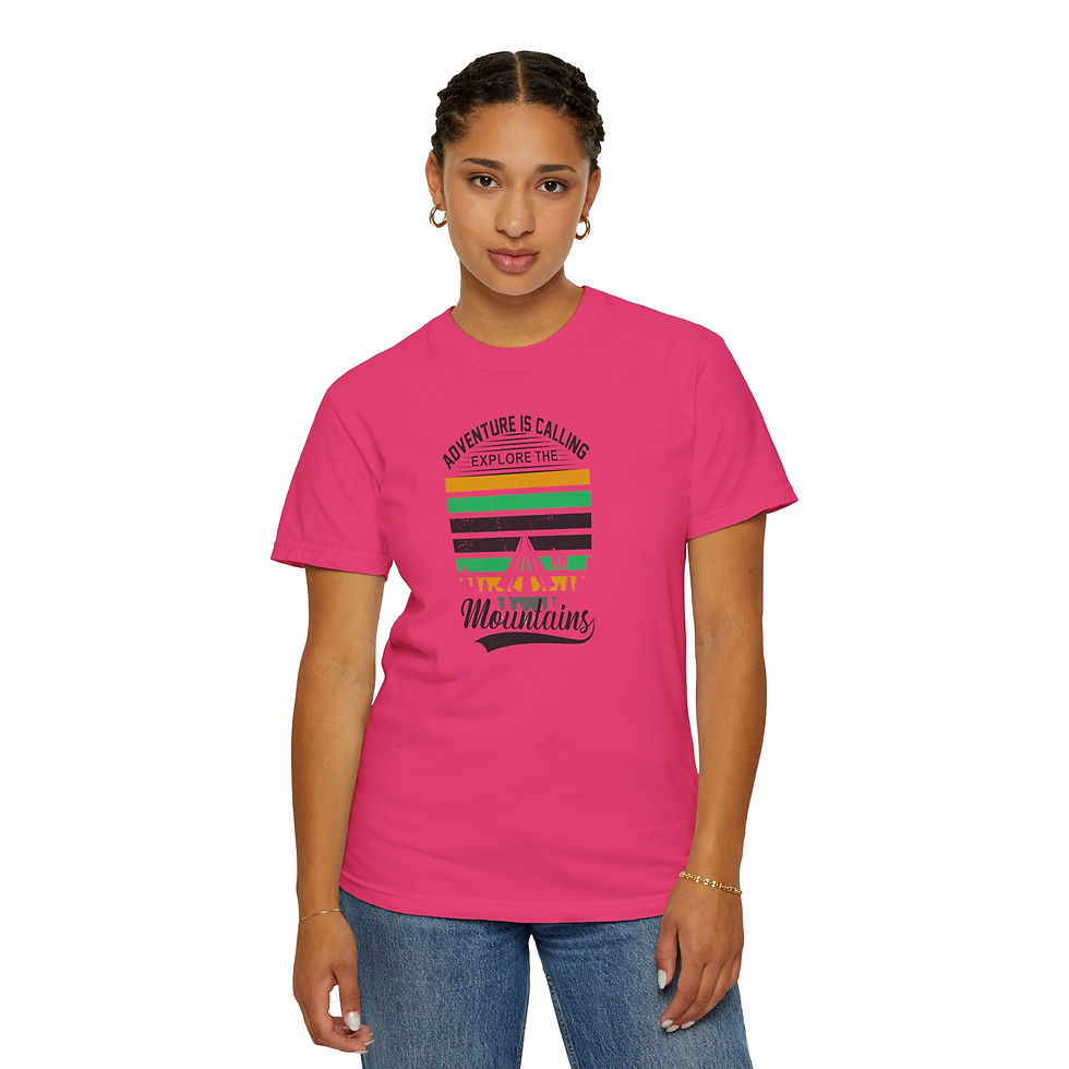 Thumbnail: Adventure Has No Limit Hiking T-Shirt, Unisex Outdoor Shirt, Gift for Hikers