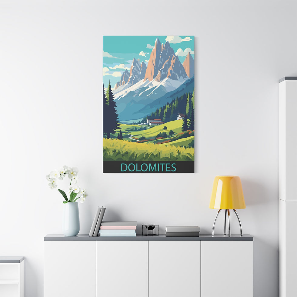 Thumbnail: Elegant Art Nouveau Matte Vertical Posters, Wall Decor,  Vintage Style Art Print
