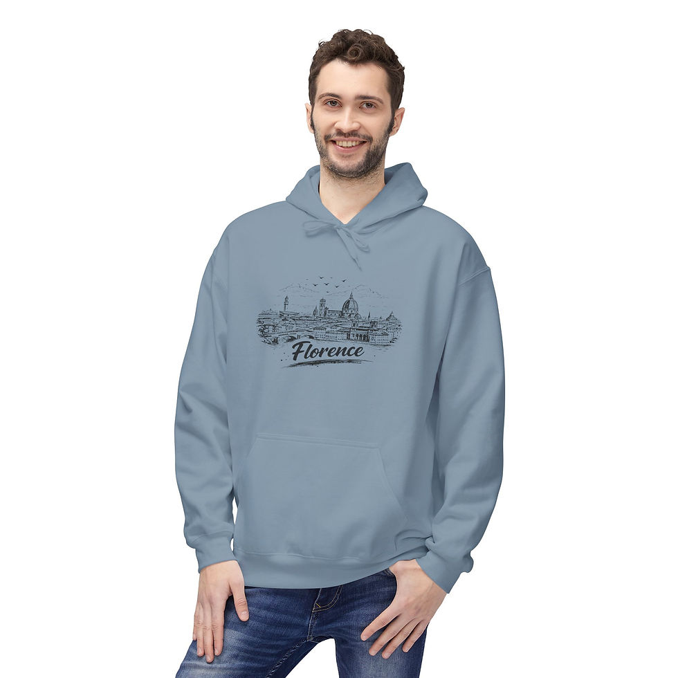 Thumbnail: Copy of Milan-Melun Skyline Hoodie — Minimal French Cityscape Pullover