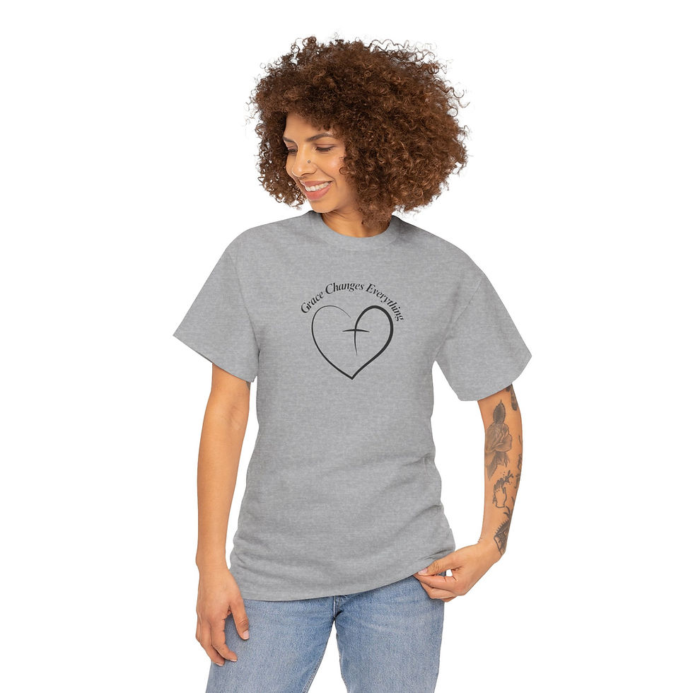 Thumbnail: Jesus-Themed Unisex Heavy Cotton Tee,  Symbol of Strength