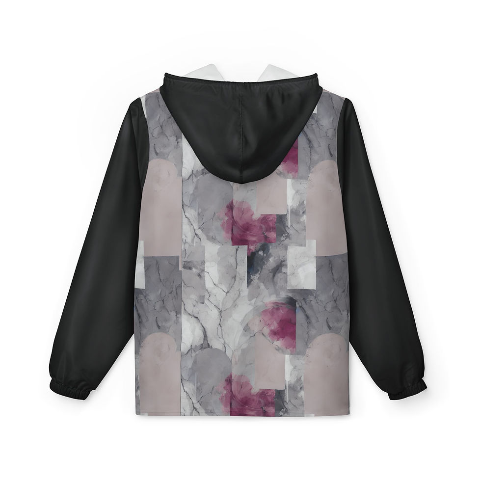 Thumbnail: Colorful Geometric Windbreaker Jacket, Outdoor Jacket, Women’s and Men’s Fashion