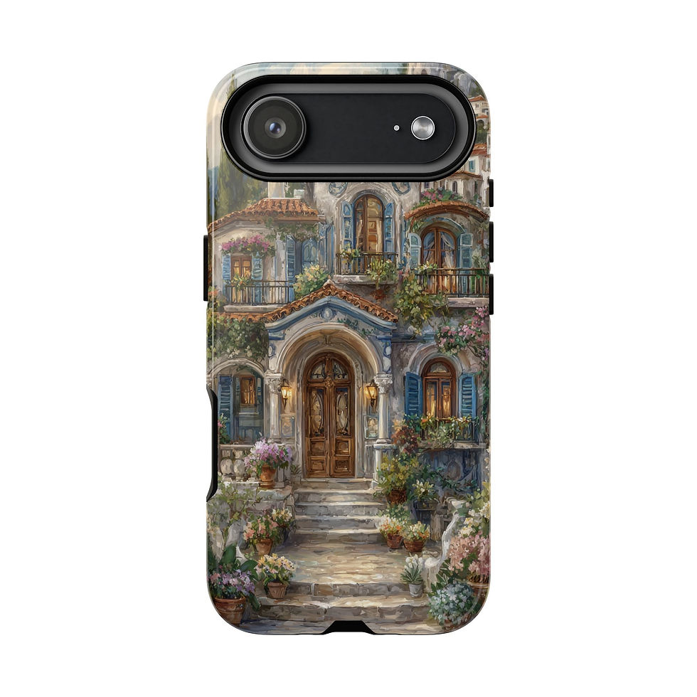 Thumbnail: Mediterranean Staircase Phone Case — Vintage Village Floral Design