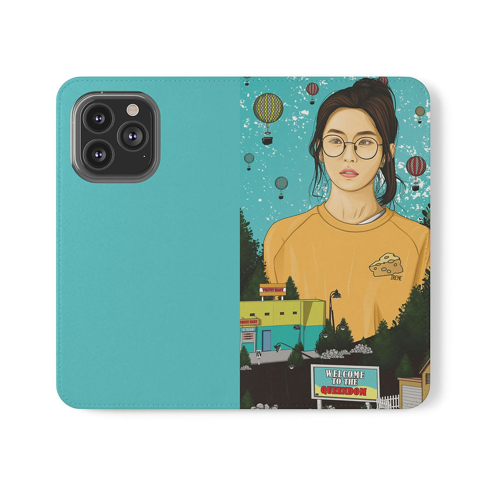Thumbnail: KPop-Themed Phone Flip Case with Card Slots